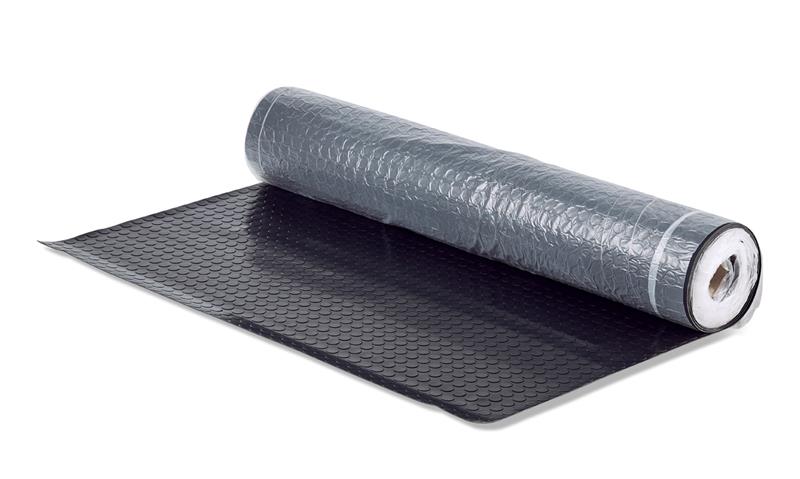 Coin pattern rubber mat